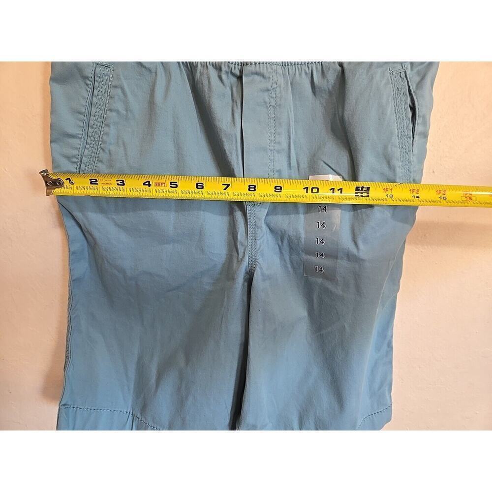 OshKosh B’gosh Boys Green Aqua Shorts - Size 14 New - Picture 9 of 11